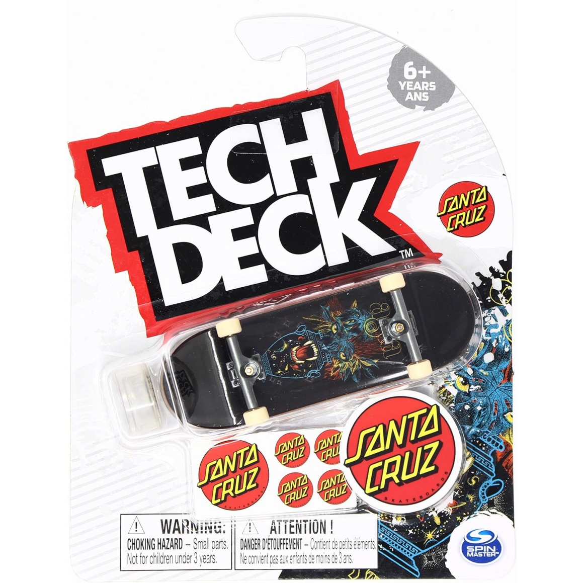 Tech-Deck Santa Cruz Skateboards Tom Asta Cosmic Eyes 2021 Complete 96Mm Fingerboard