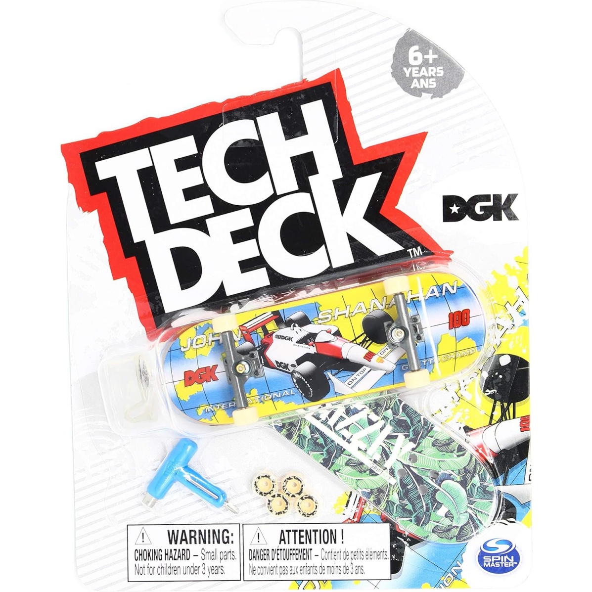 Tech-Deck Dgk Skateboards John Shanahan Full Throttle 2020 Complete 96Mm Fingerboard